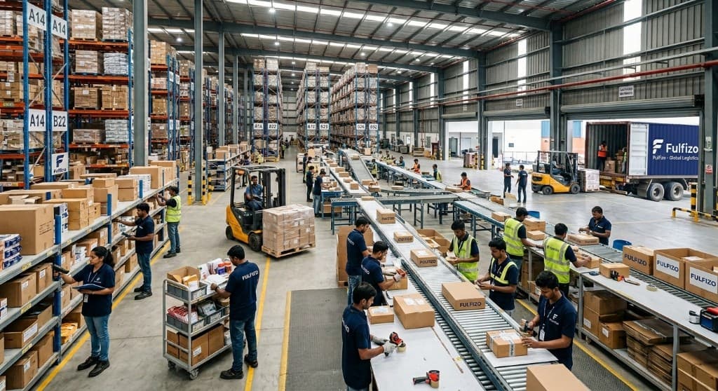 Fulfizo warehouse storage and fulfillment floor